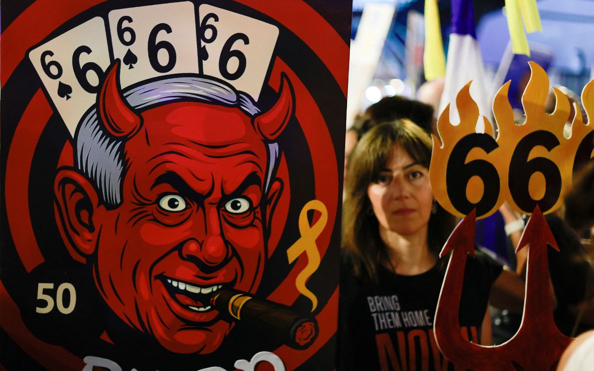 Más de 60 mil personas se manifiestan en Tel Aviv tras difusión de videos de rehenes en Gaza | Galería