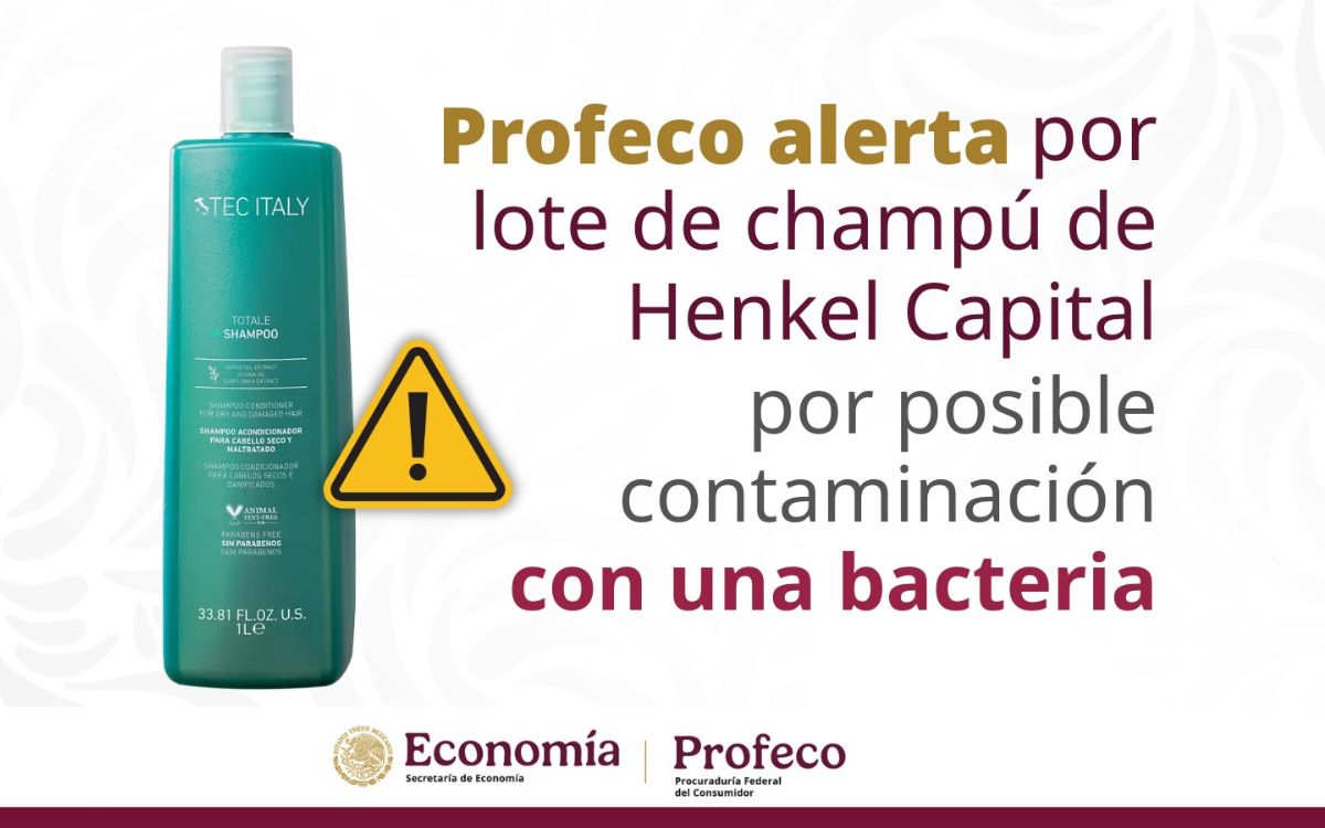 Profeco alerta: Shampoo de Henkel Capital retirado por posible bacteria