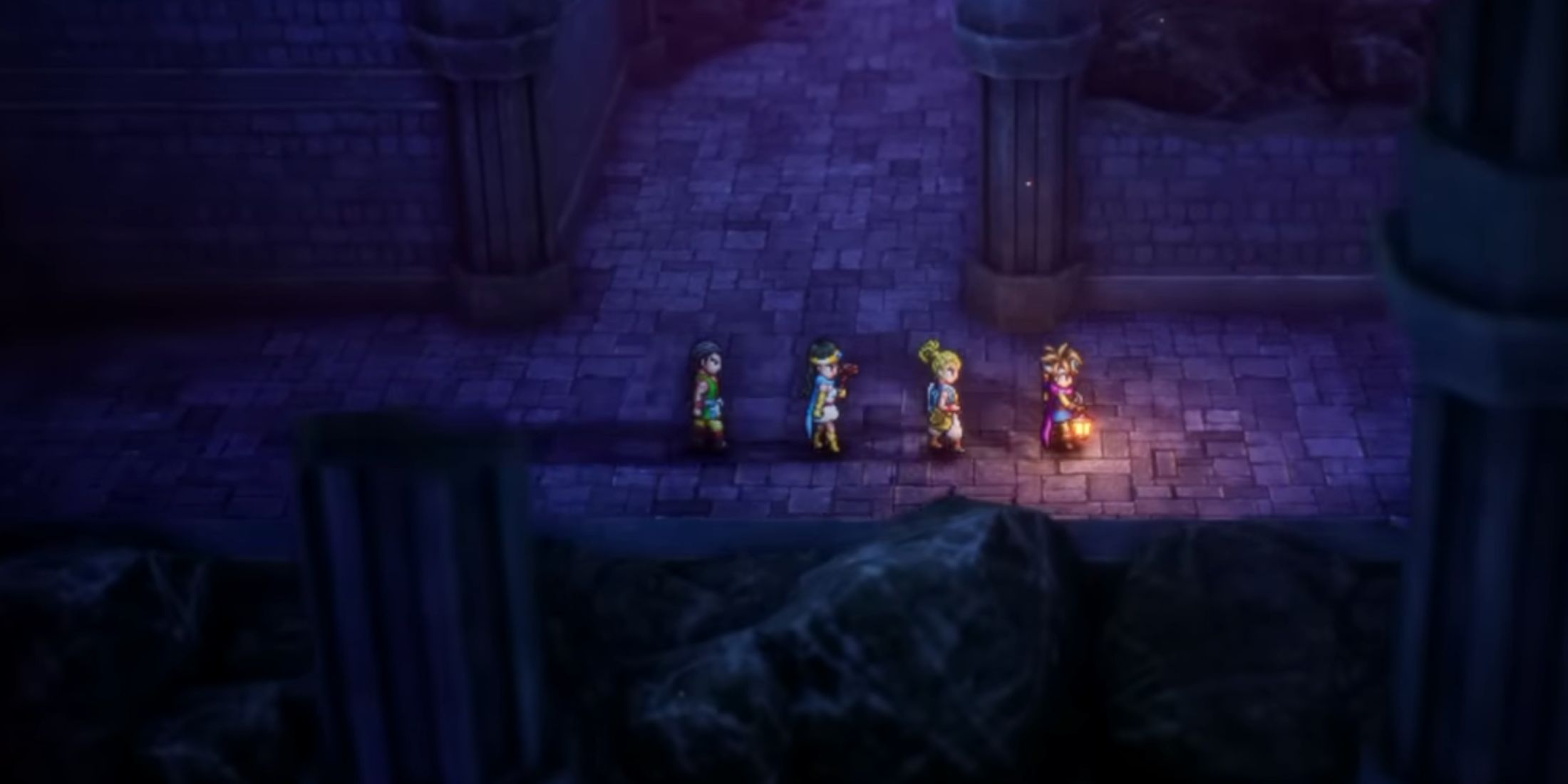 Dragon Quest 1 Remake en la cueva.