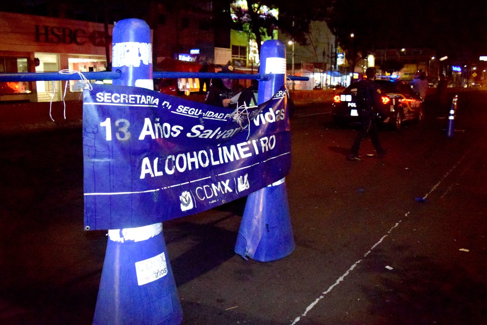 SSC CDMX rescata a persona secuestrada tras detener a conductor en alcoholímetro