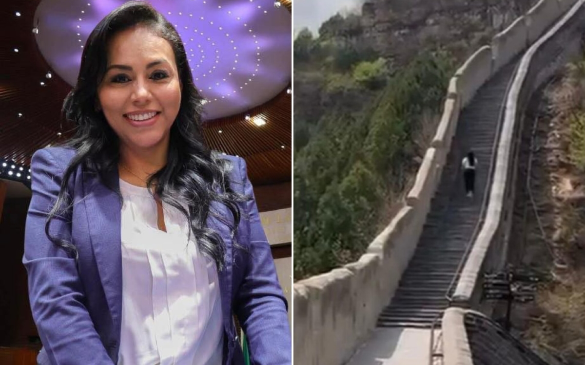 Sandra Anaya, diputada de Morena, presume viaje a la Muralla China