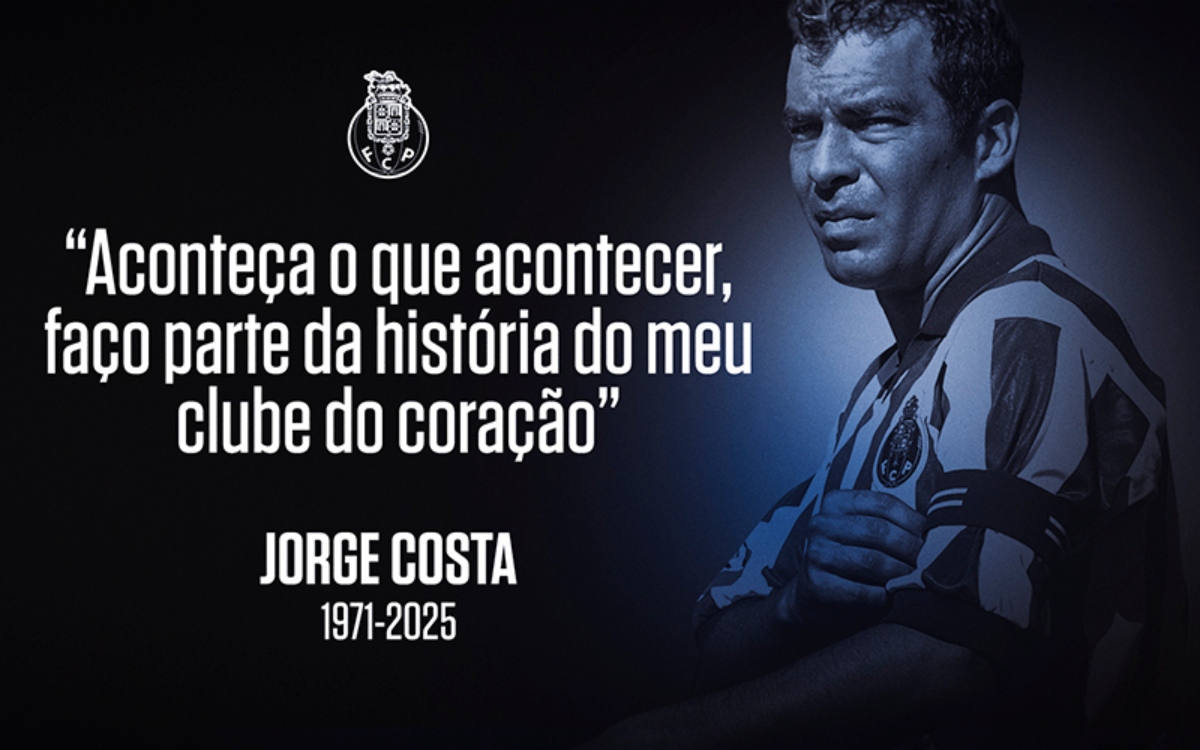 Se despedirá Oporto de Jorge Costa con homenaje este miércoles