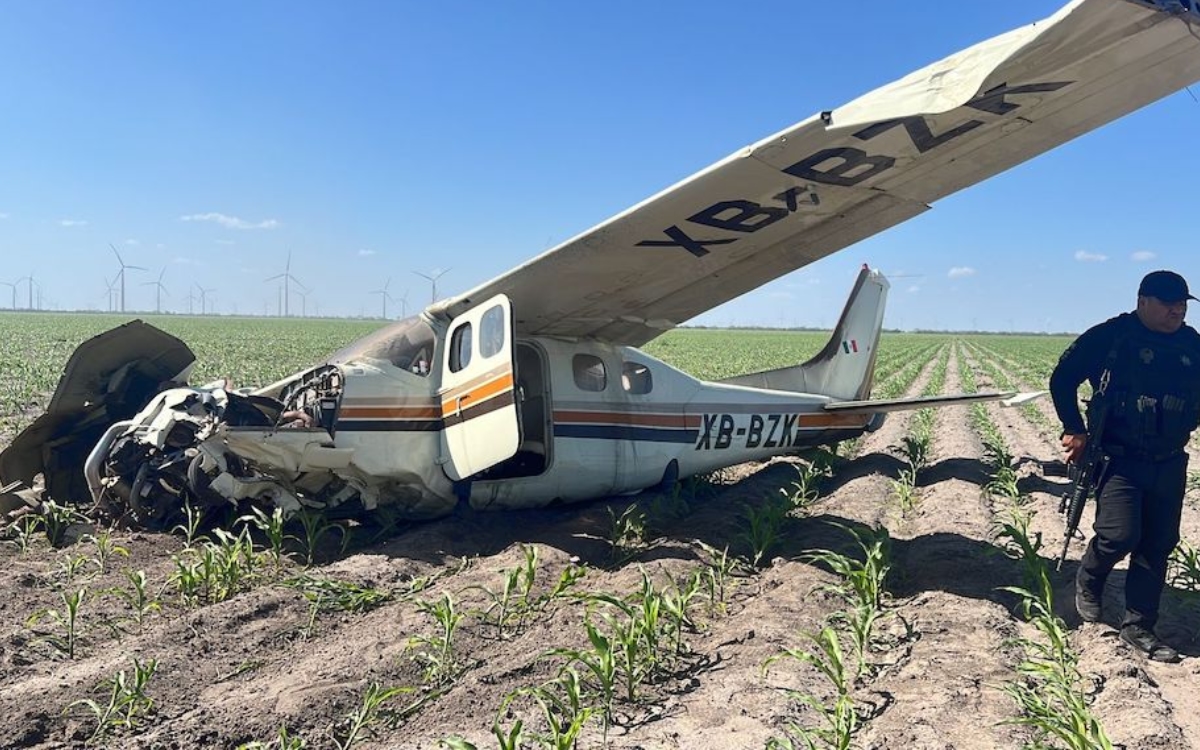 Se desploma avioneta en Reynosa, Tamaulipas