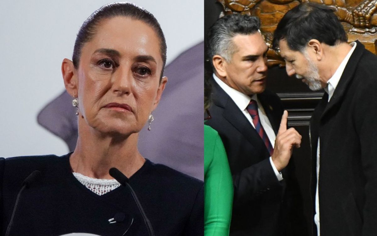 Sheinbaum llama 'porro' a 'Alito' Moreno tras encontronazo con Noroña | Video