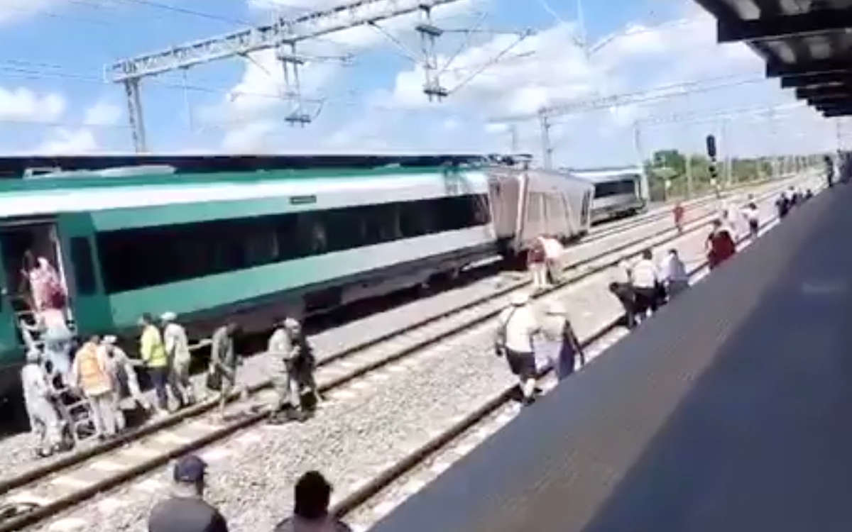 ‘Percance de vía, no descarrilamiento’: Encargado del Tren Maya aclara qué sucedió | Video