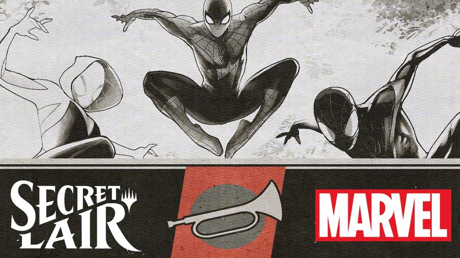 Spider-Man y Venom Take Of Magic: The Gathering in Epic Secret Lair Superdrop