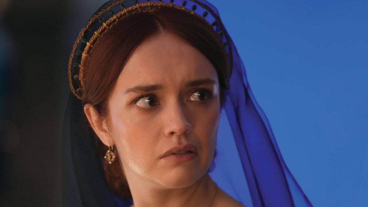 Olivia Cooke "Walloped" su casa de la estrella del dragón para la escena de la temporada 2