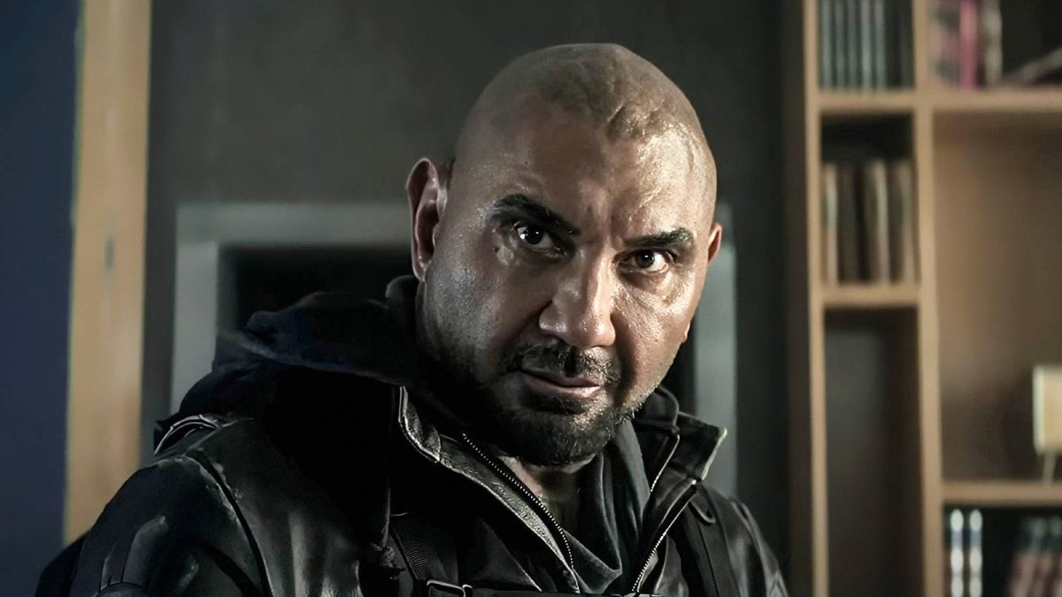 Dave Bautista juega contra el tipo en la nueva película de acción Afterburn