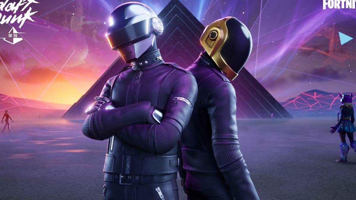 El mundo futurista del mundo de Daft Punk en el evento más grande de Fortnite hasta la fecha