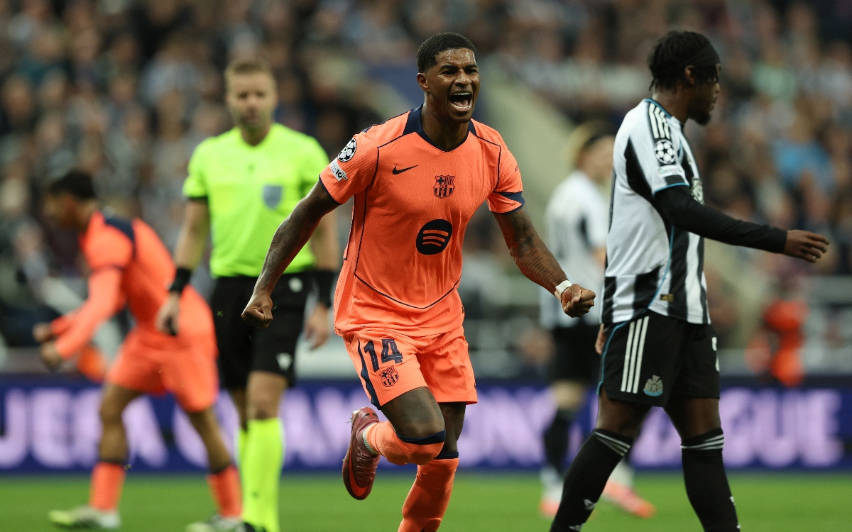 Champions League: Da Marcus Rashford la victoria al Barsa en St. James' Park | Resultados