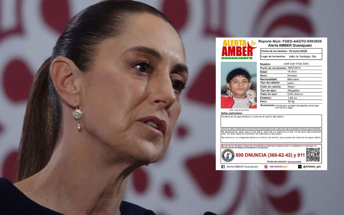 Ejército ya investiga desaparición de menor denunciada por la ONU: Sheinbaum