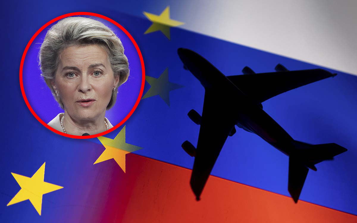 El avión de Ursula Von der Leyen, afectado por una presunta interferencia rusa en el GPS