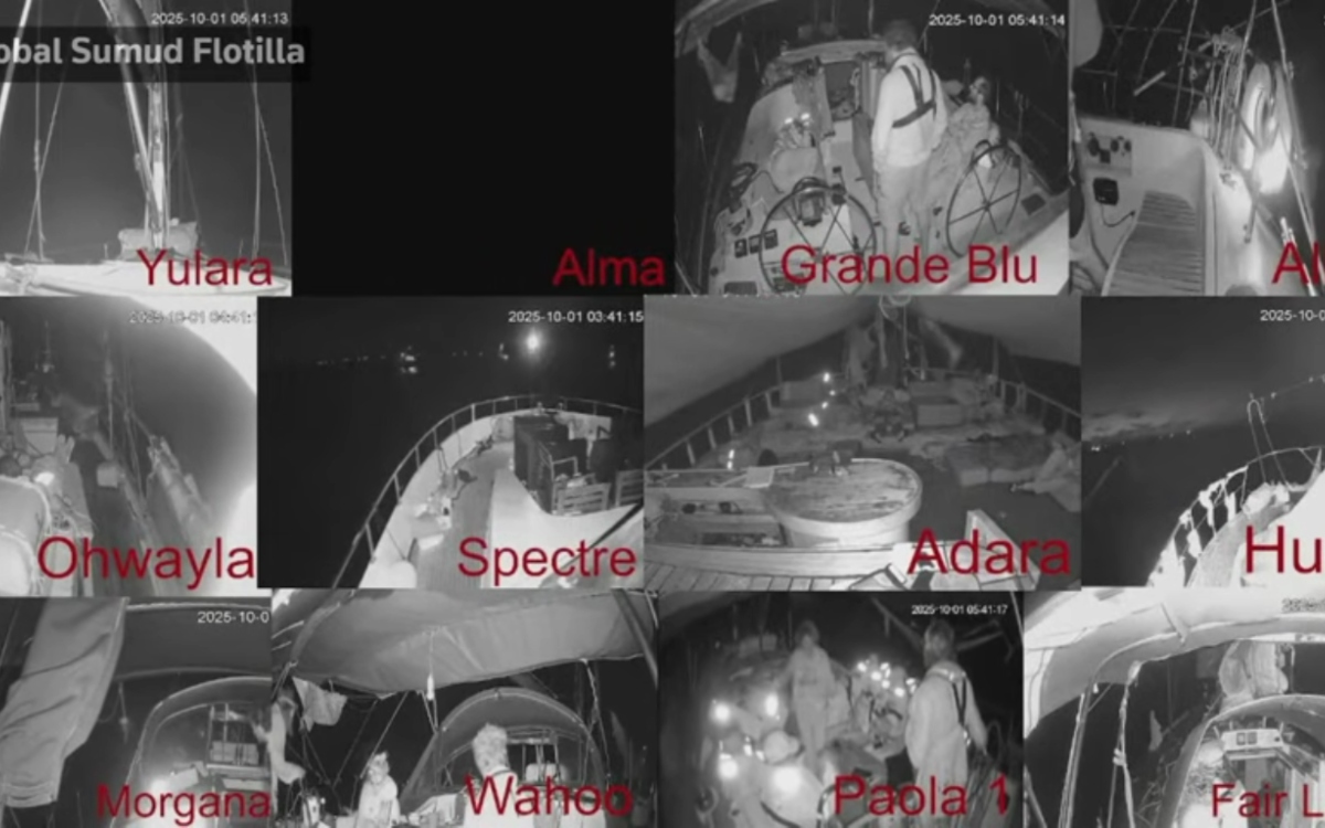 🔴 En Vivo | Global Sumud Flotilla entra a 'zona de alto riesgo'