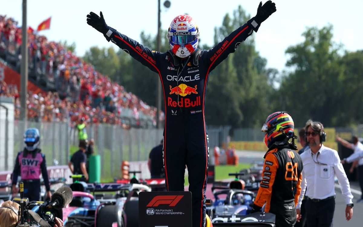 F1: Gana Vestappen en Monza por delante de los McLaren | Video
