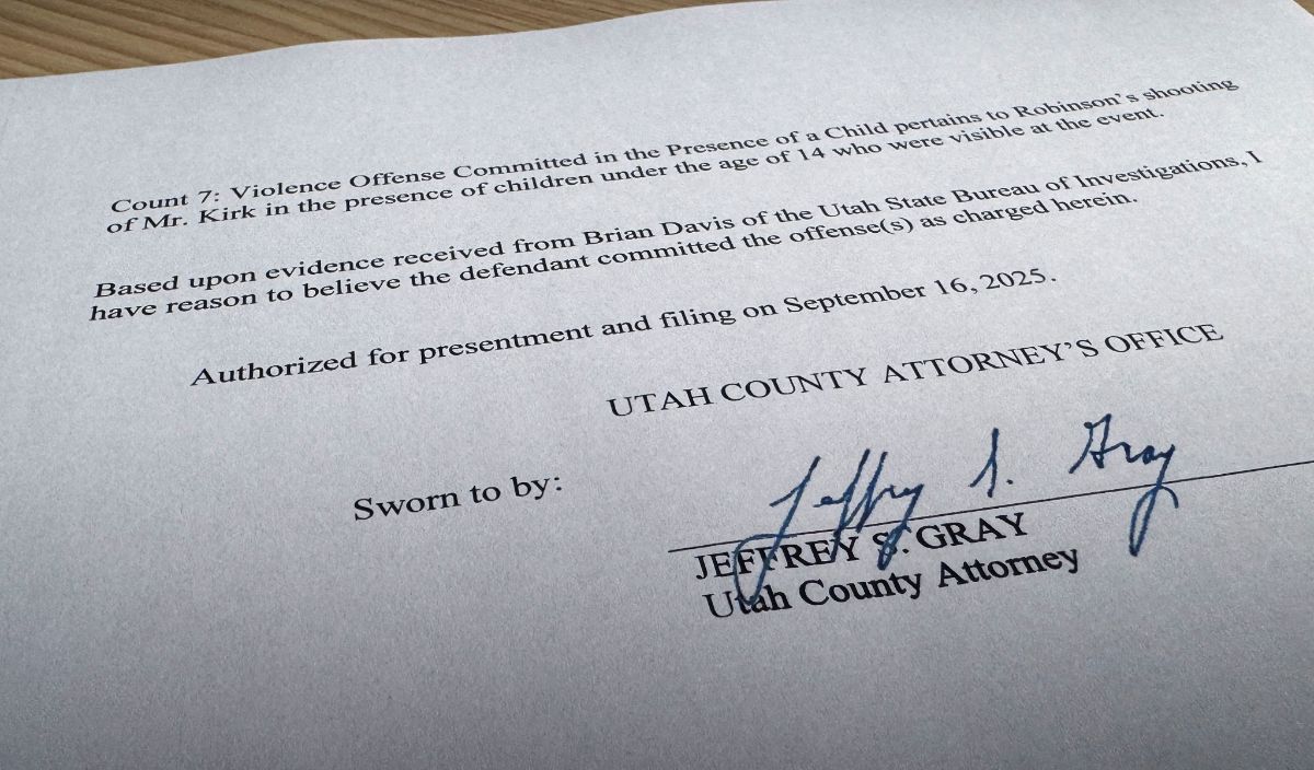 Fiscalía de Utah pedirá la pena de muerte para el sospechoso del asesinato de Charlie Kirk