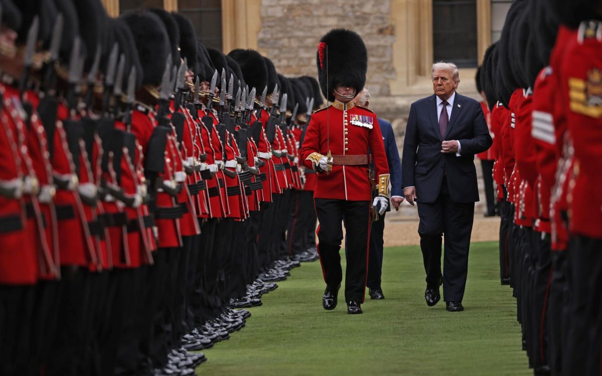 Galería | Entre protestas y banquetes, así fue la segunda visita de Trump al Reino Unido