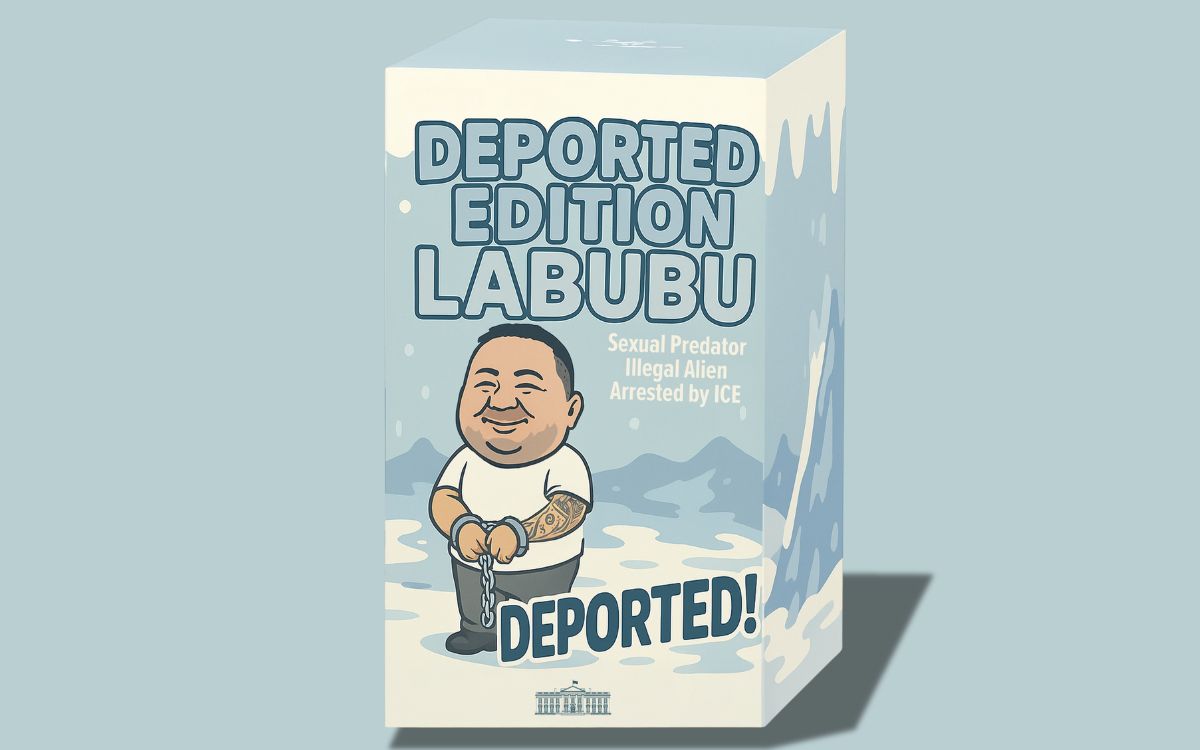 La Casa Blanca comparte la imagen de un Labubu inspirado en un migrante deportado