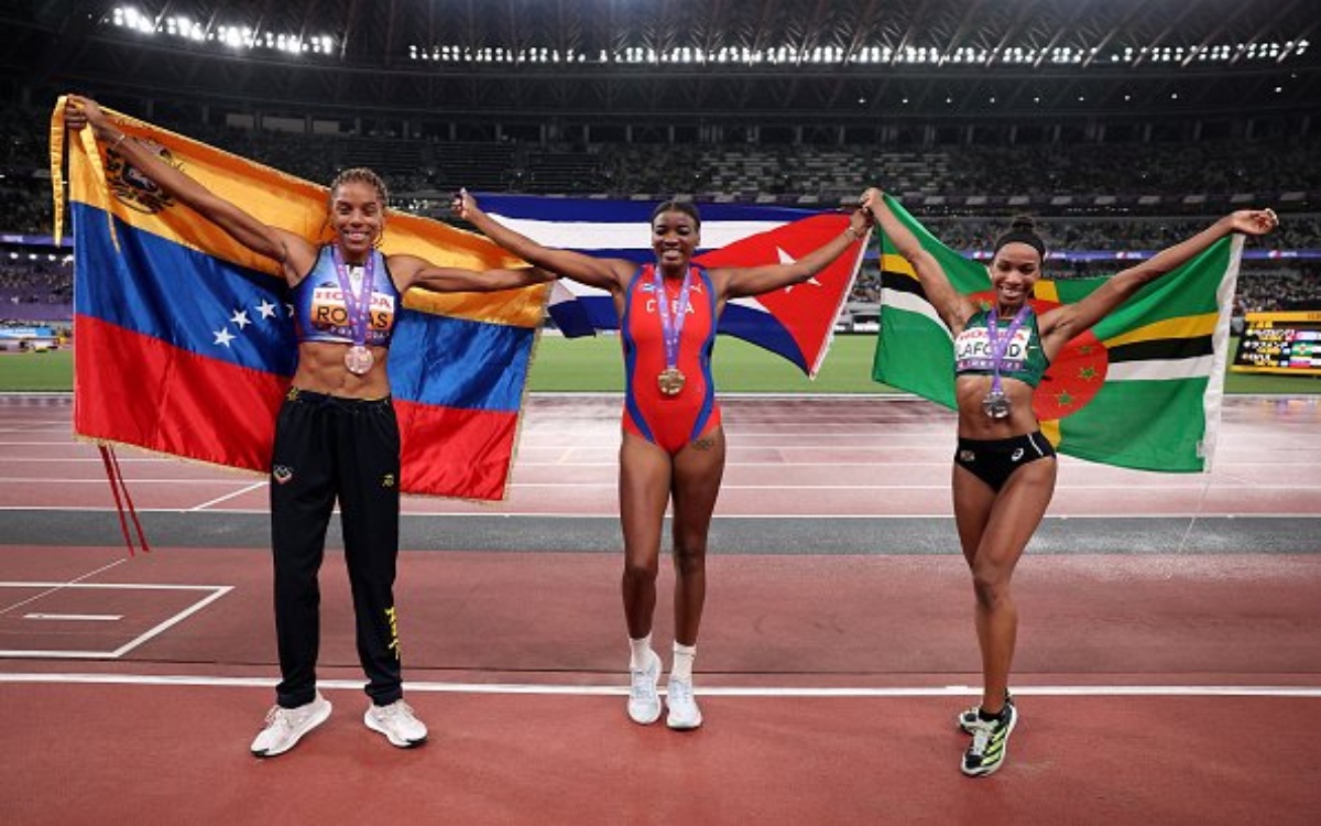 Leyanis Pérez destrona a Yulimar Rojas como reina mundial del triple salto | Video