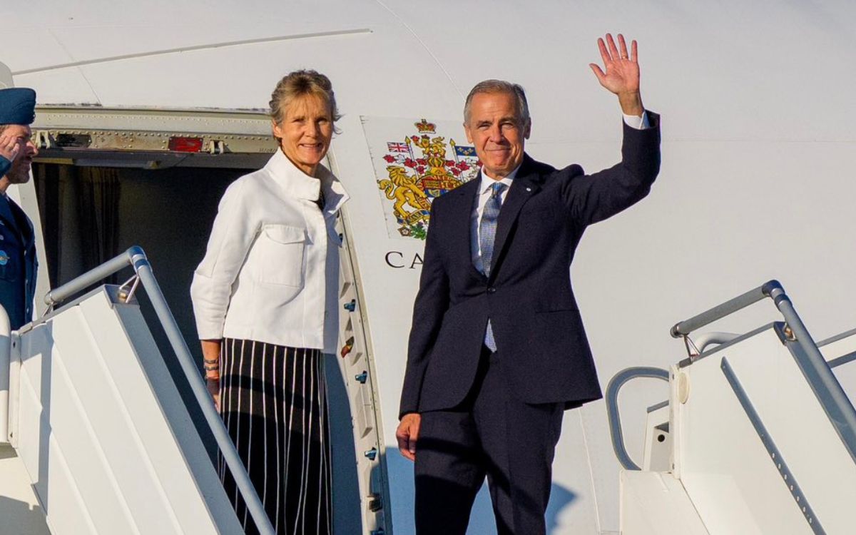 Mark Carney, primer ministro de Canadá, llega a México