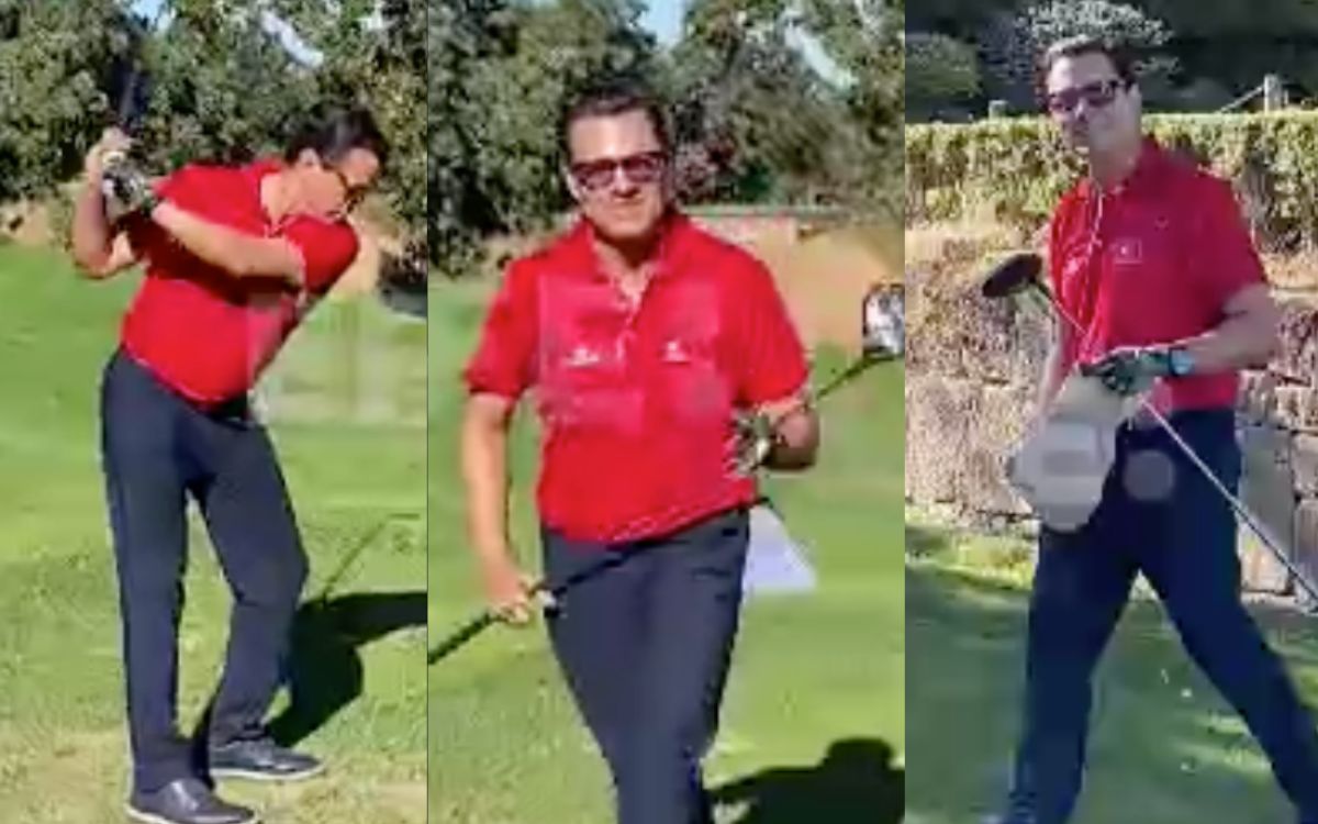 Peña Nieto reaparece con participación en torneo de golf en Madrid