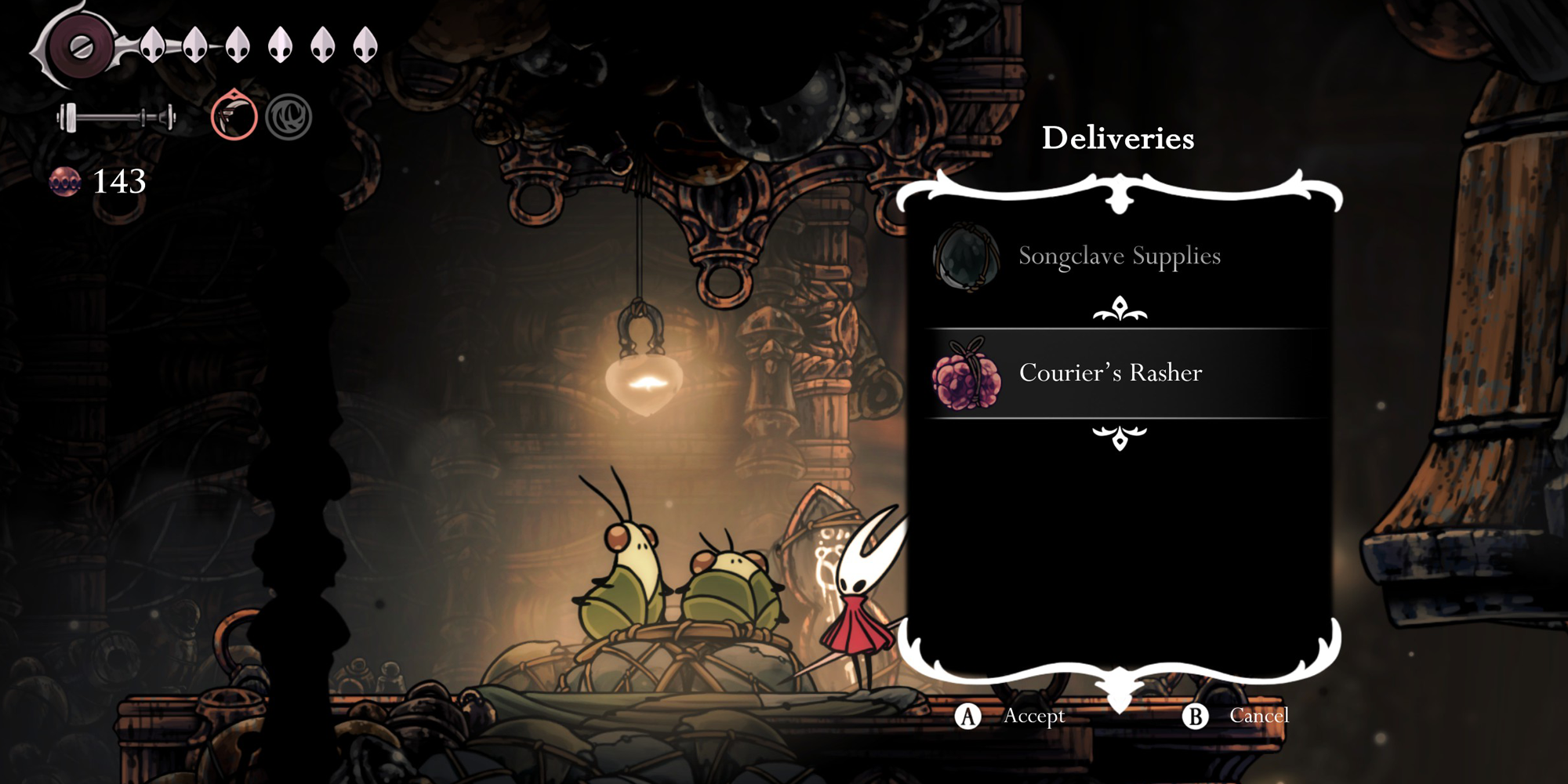 Suministros de silksong de correos