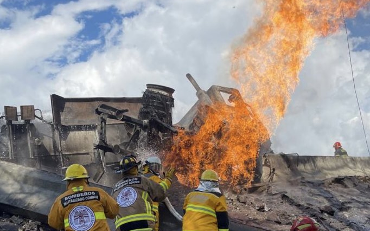 Video | Momento exacto de la explosión de pipa en Iztapalapa