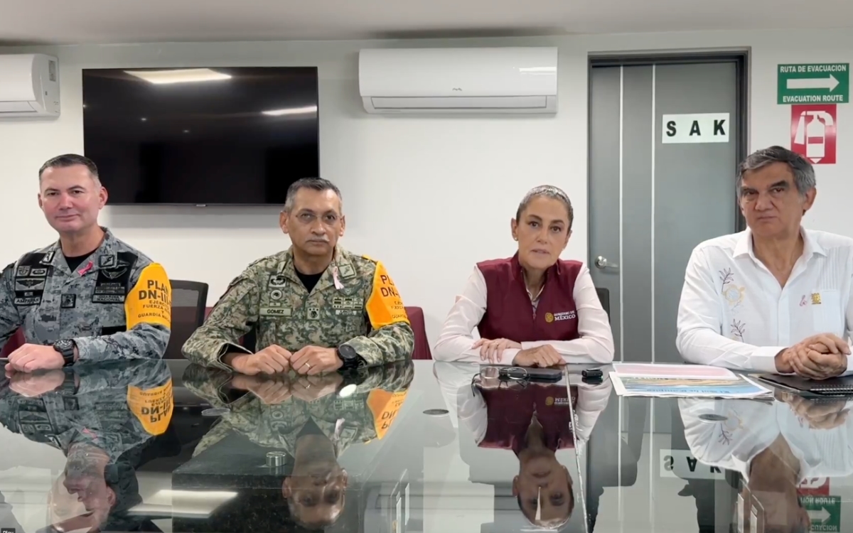 'Crecimiento del río Pánuco, no representa riesgo': Sheinbaum