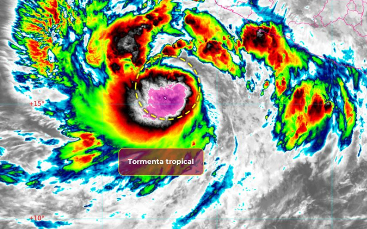 'Priscilla' gana fuerza frente al Pacífico; podría convertirse en huracán en las próximas horas