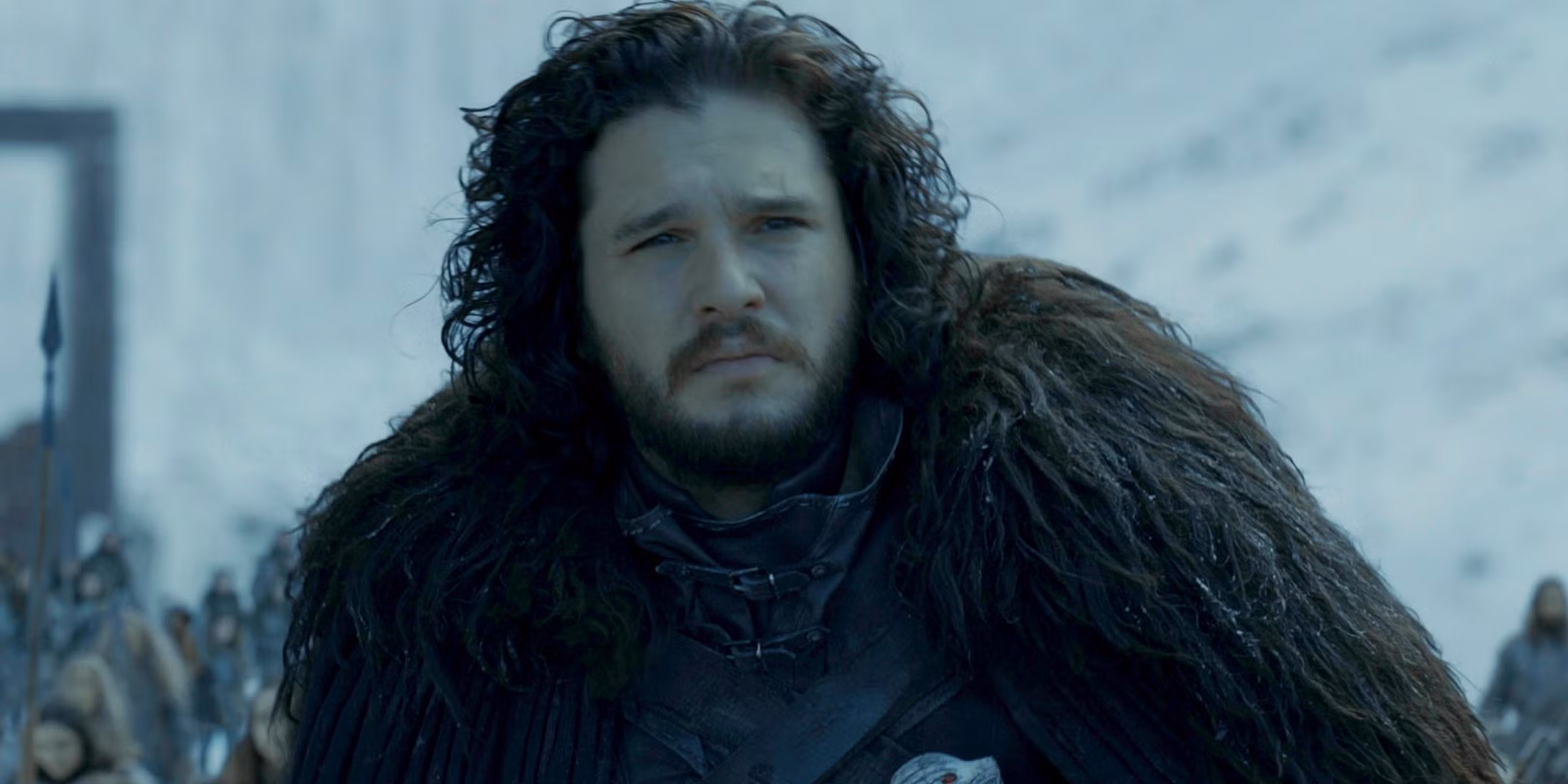 Jon Snow (Kit Harington) en el final de la serie Game of Thrones