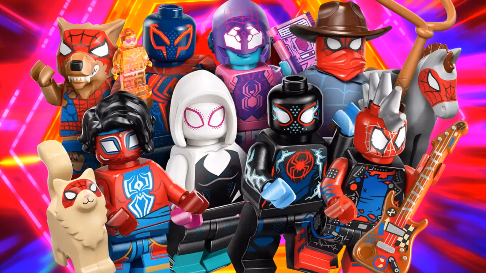 Las 12 minifiguras de LEGO de Marvel Spider-verse, clasificadas