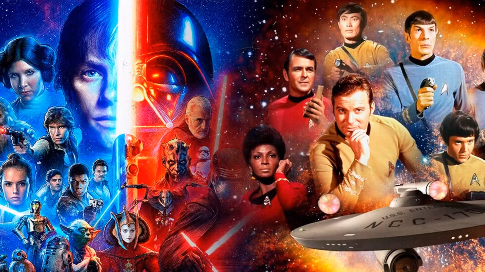 La guerra de las galaxias vs. La mejor época de Star Trek Rivalry nunca estuvo en la pantalla