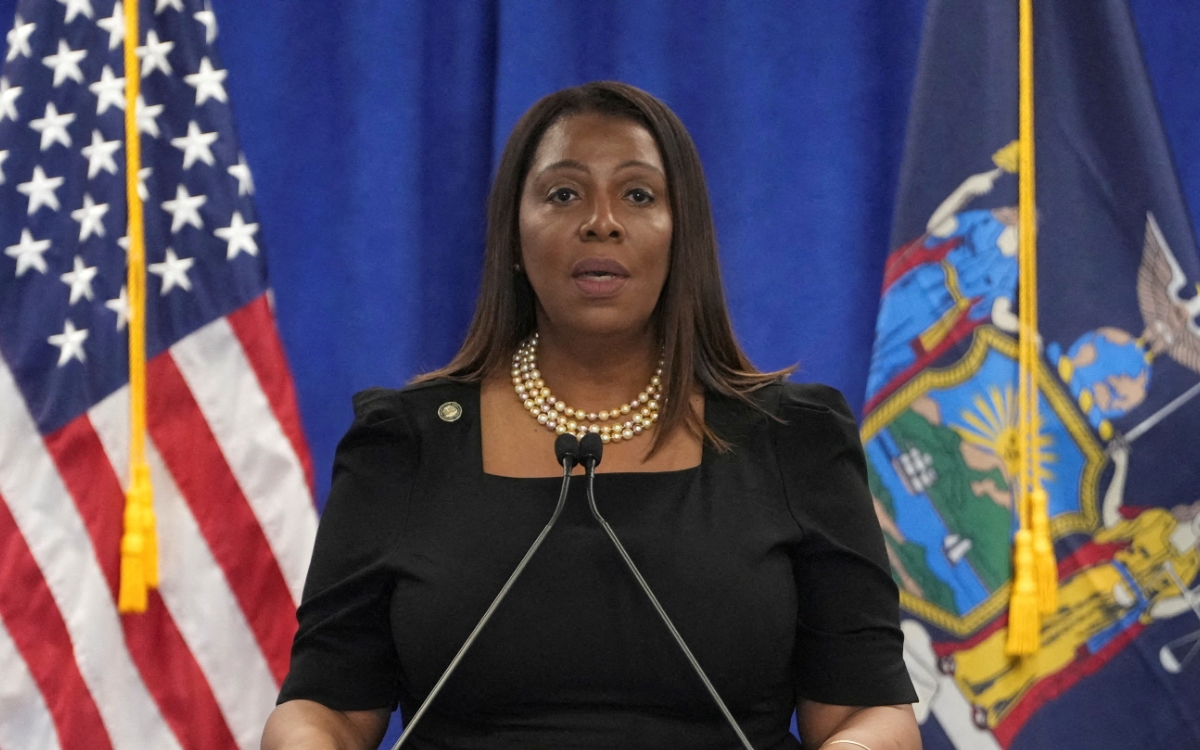 Acusan de fraude a la fiscal general de Nueva York, Letitia James, quien ganó un juicio contra Trump