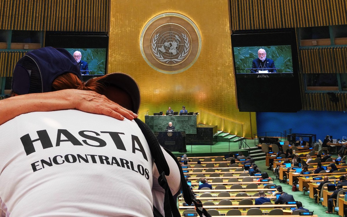 Asamblea de la ONU considerará indicios de posible práctica generalizada de desapariciones en México