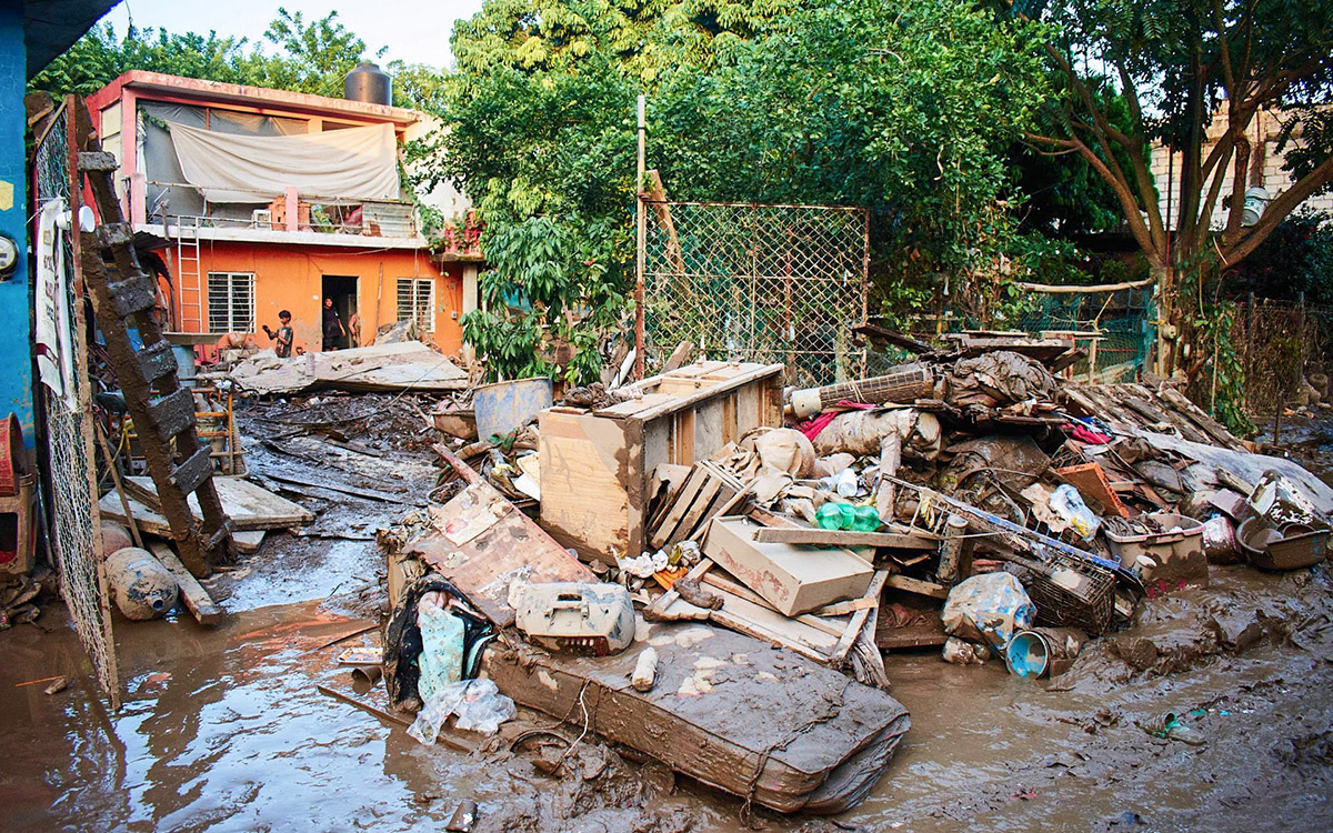 Aumentan a 66 los muertos y a 75 los desaparecidos por lluvias en cinco estados