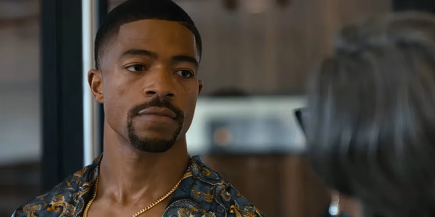 Charles mira a Olivia con una expresión preocupada en belleza en negro