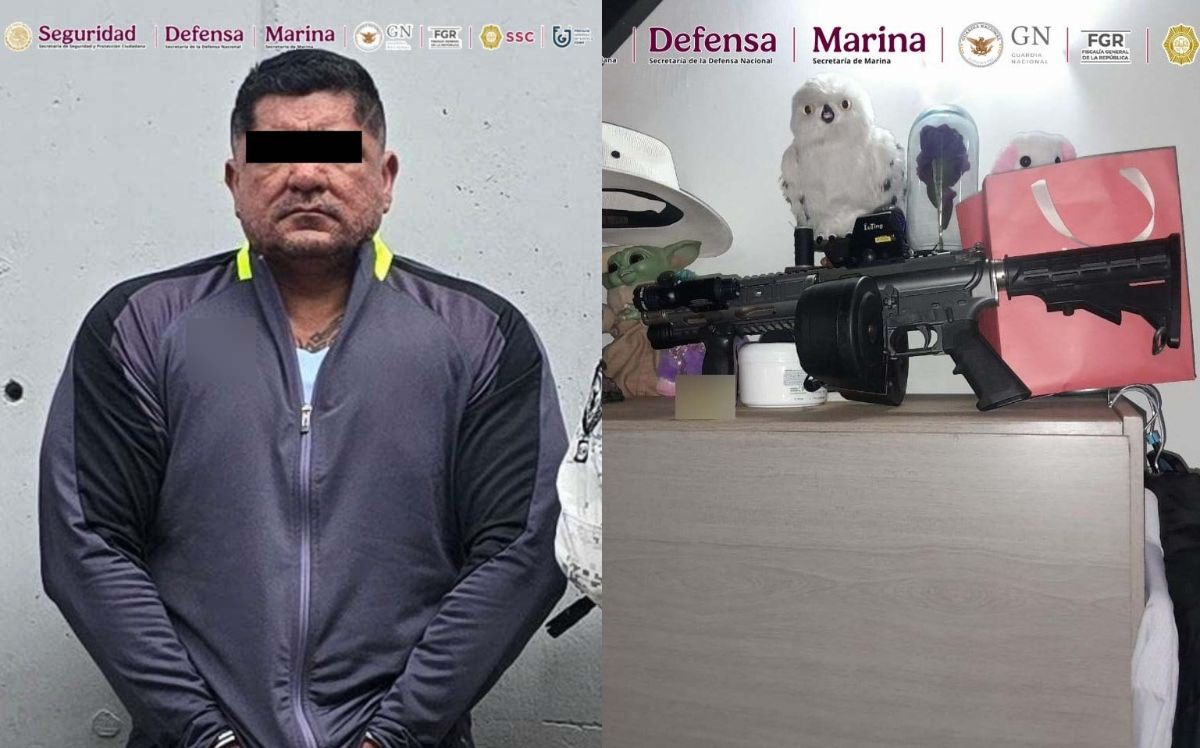 CDMX | Detienen con drogas y armas en Ciudad de México a un integrante del cartel Nuevo Imperio