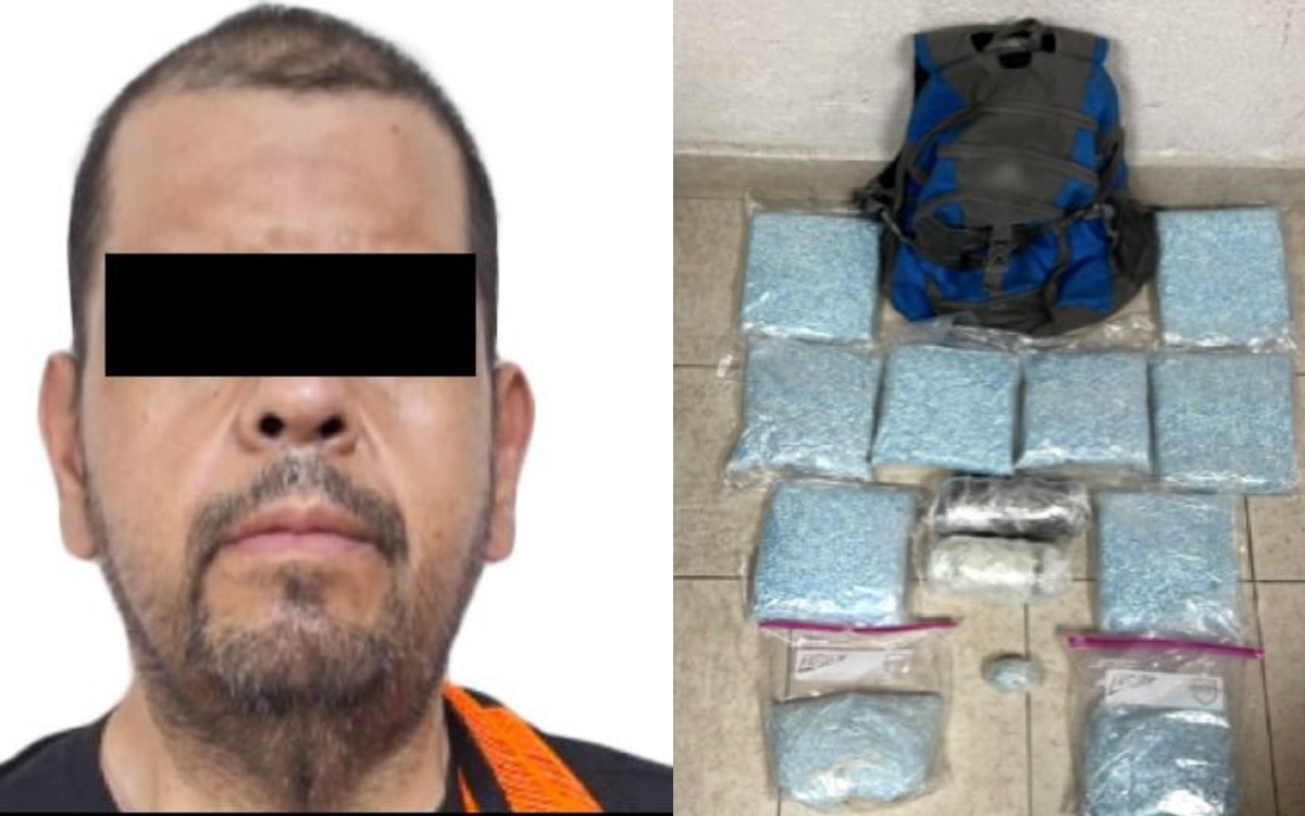Cae sujeto con más de 100 mil tabletas de fentanilo en CDMX