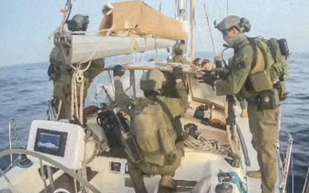 Casi todos los barcos de la flotilla fueron interceptados por Israel