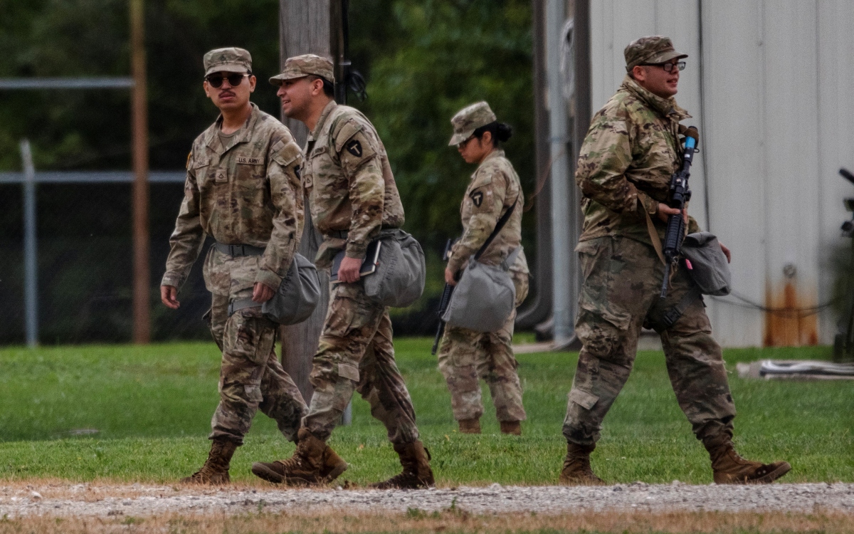 Cerca de 500 elementos de la Guardia Nacional de Estados Unidos serán desplegados en Chicago