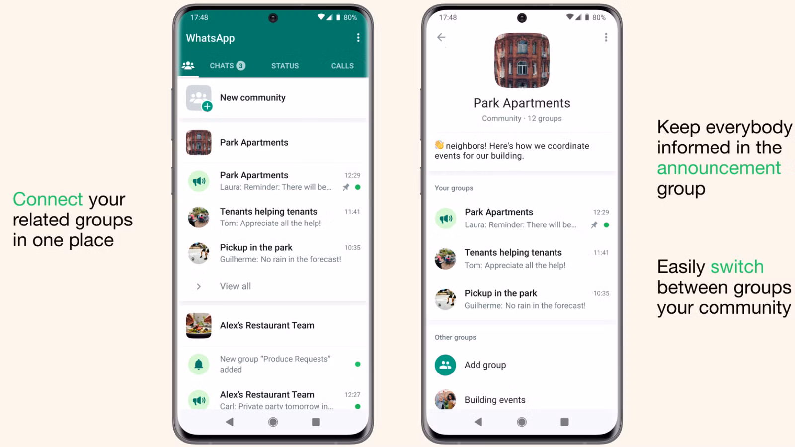 Comunidades de WhatsApp: cómo crear y administrar múltiples grupos