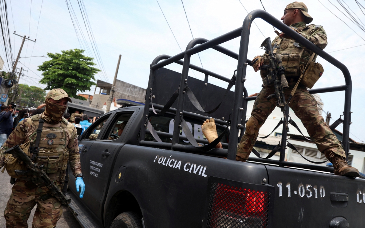 Deja 64 muertos operativo contra el narco en Brasil