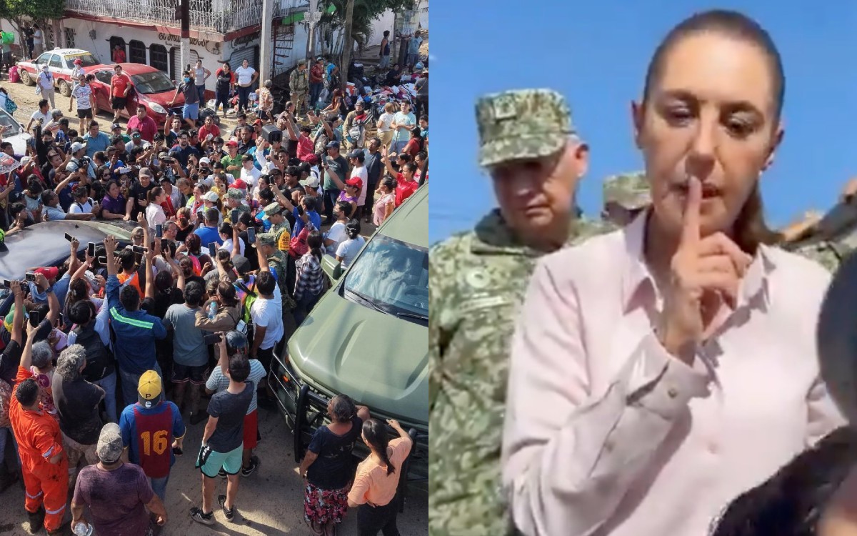 Enfrenta Sheinbaum reclamos en Poza Rica