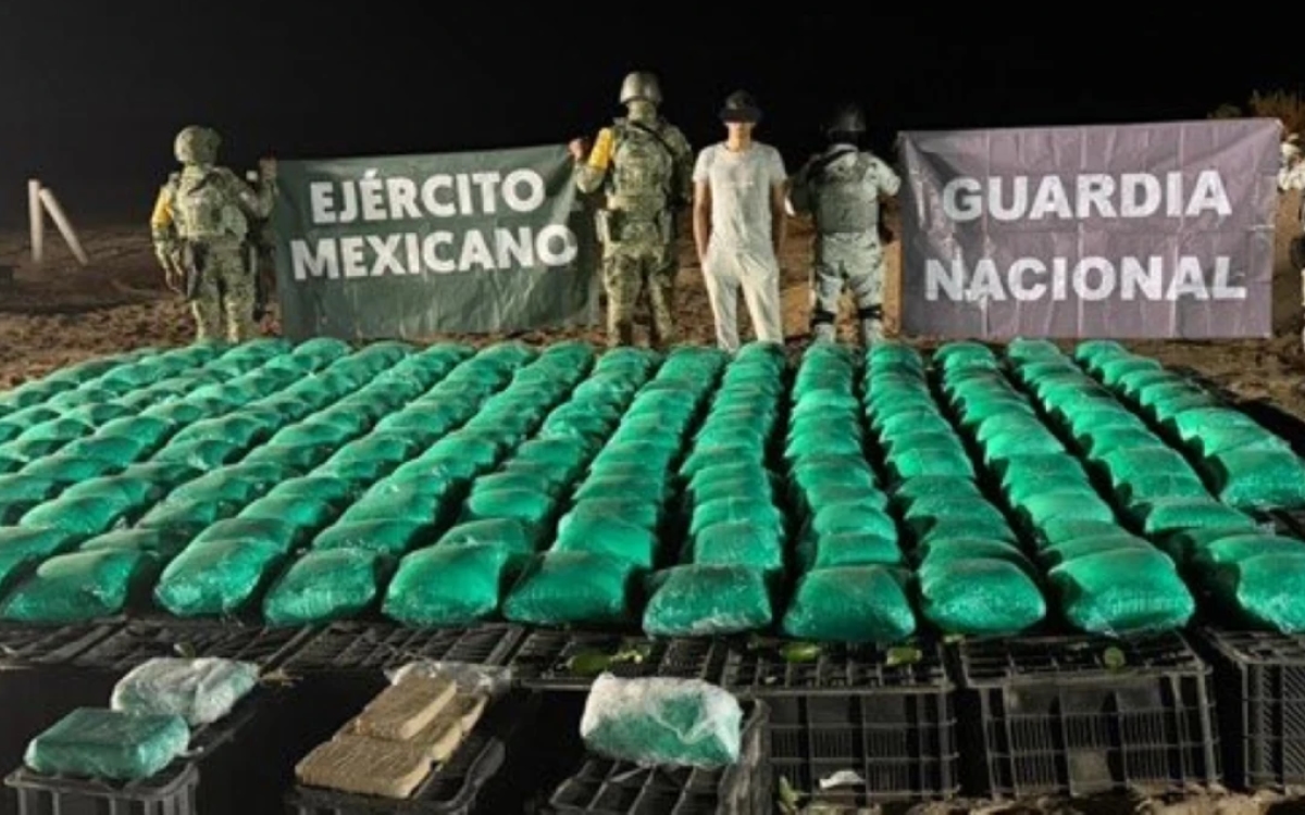 Esconden en cajas de chiles, más de una tonelada de droga en Sonroa