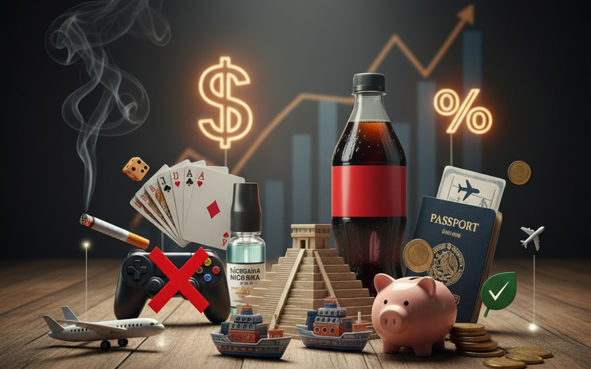 Estos son los 26 impuestos que subirán el próximo año en México