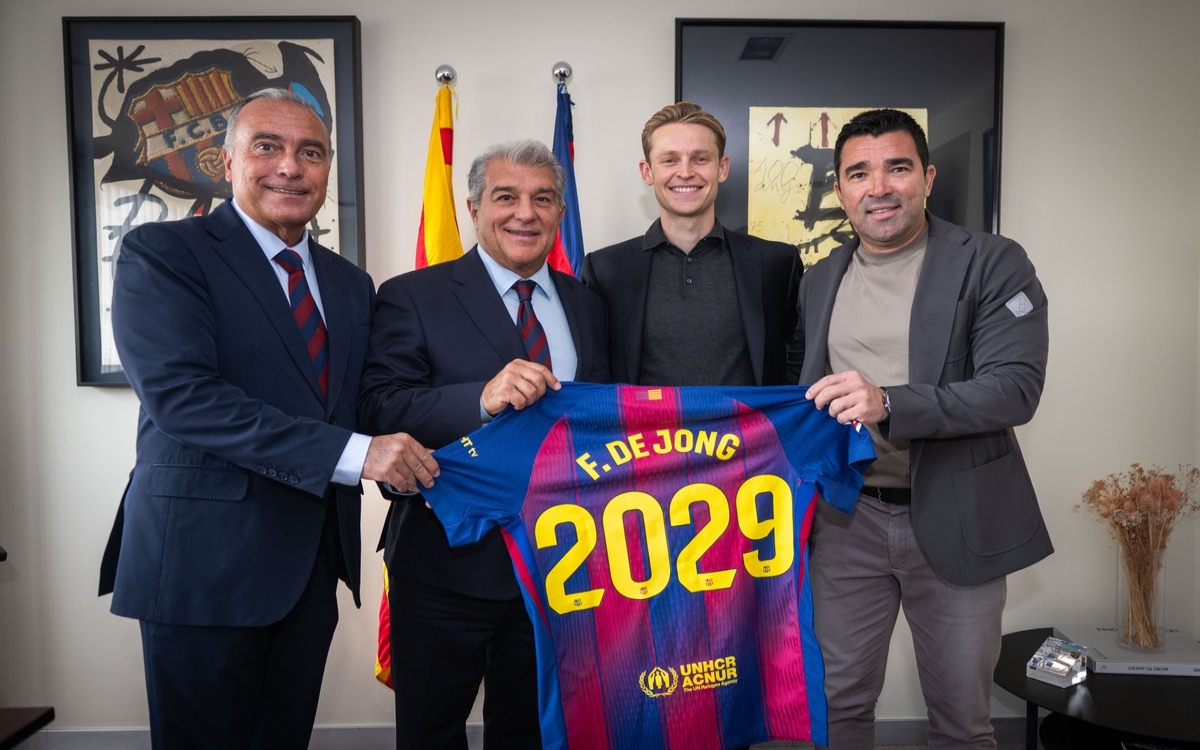 Firma Frenkie de Jong extensión de contrato con Barsa hasta 2029 | Video