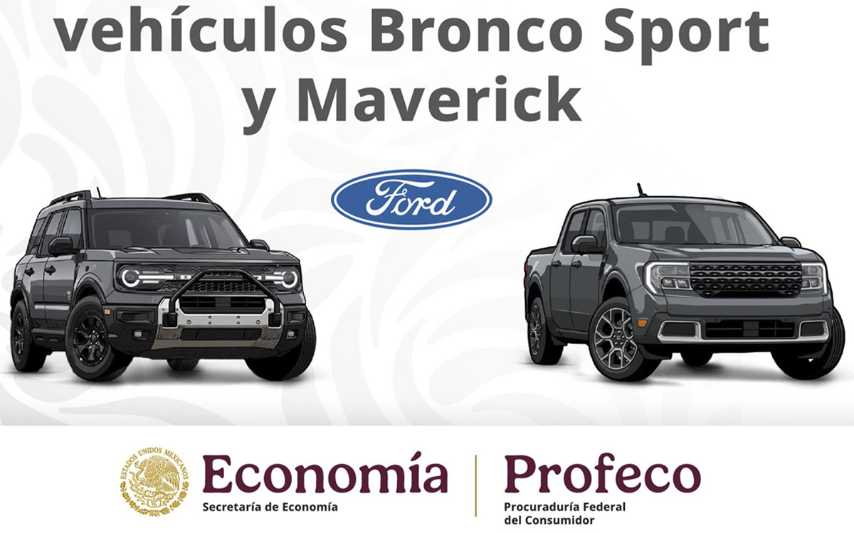 Ford llama a revisión más de 10 mil vehículos Bronco Sport y Maverick por posible falla en la batería
