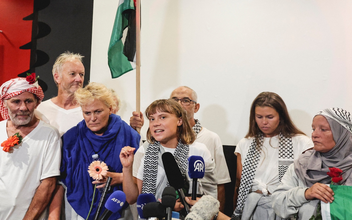 Greta Thunberg minimiza maltratos israelíes y pide centrarse en el genocidio | Video