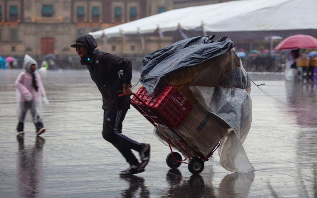 Habrá lluvias fuertes en la mayor parte del país; tormentas y posible granizo en CDMX y Edomex