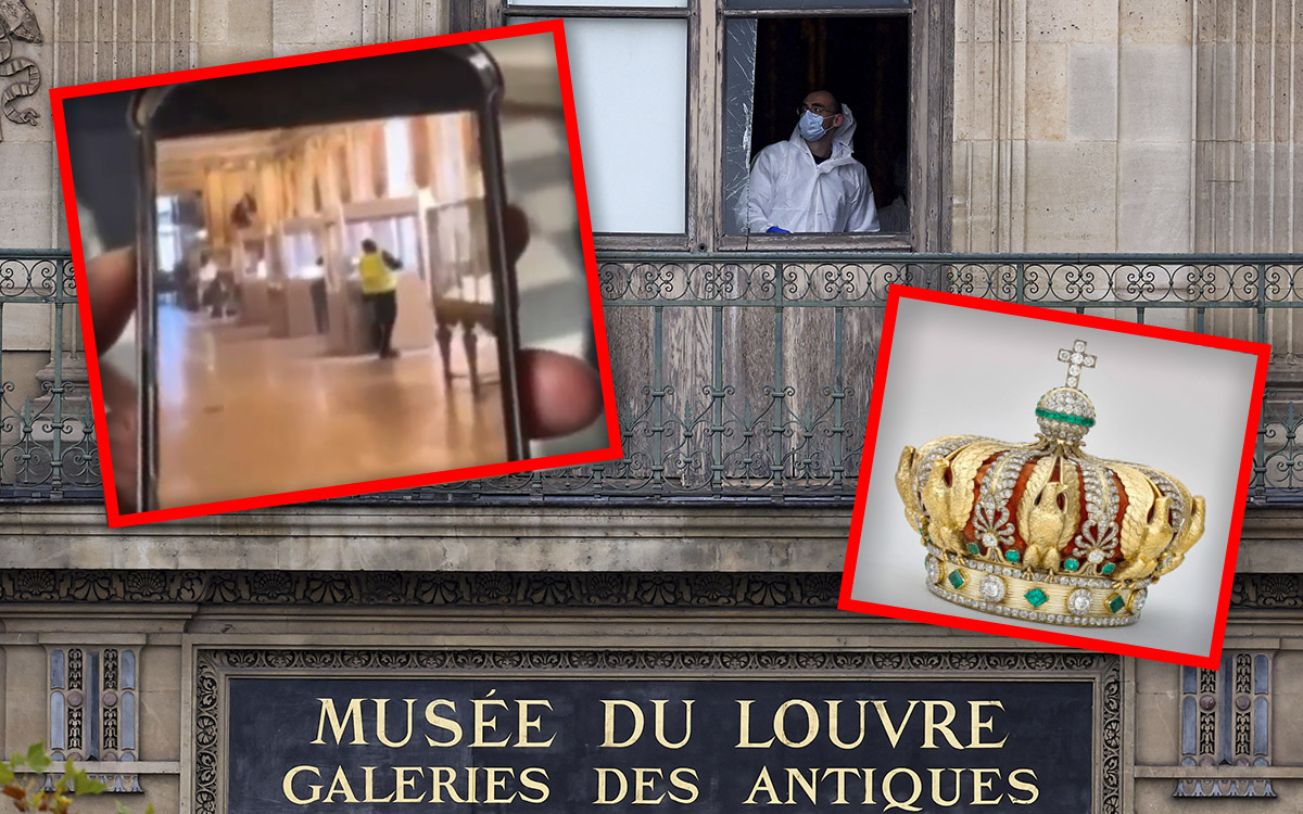 La corona olvidada y el supuesto video de los hechos: qué se sabe hasta ahora del robo en el Louvre