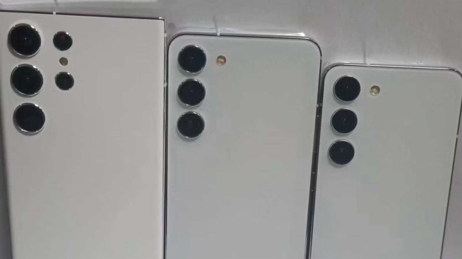 Las imágenes filtradas del Galaxy S23 son la primera mirada real a los buques insignia de Samsung